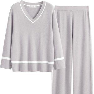 Two - Piece Chunky Knit Loungewear